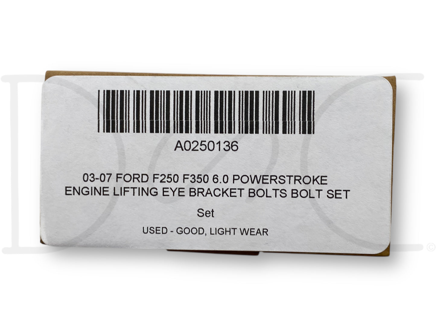 03-07 Ford F250 F350 6.0 Powerstroke Engine Lifting Eye Bracket Bolts Bolt Set