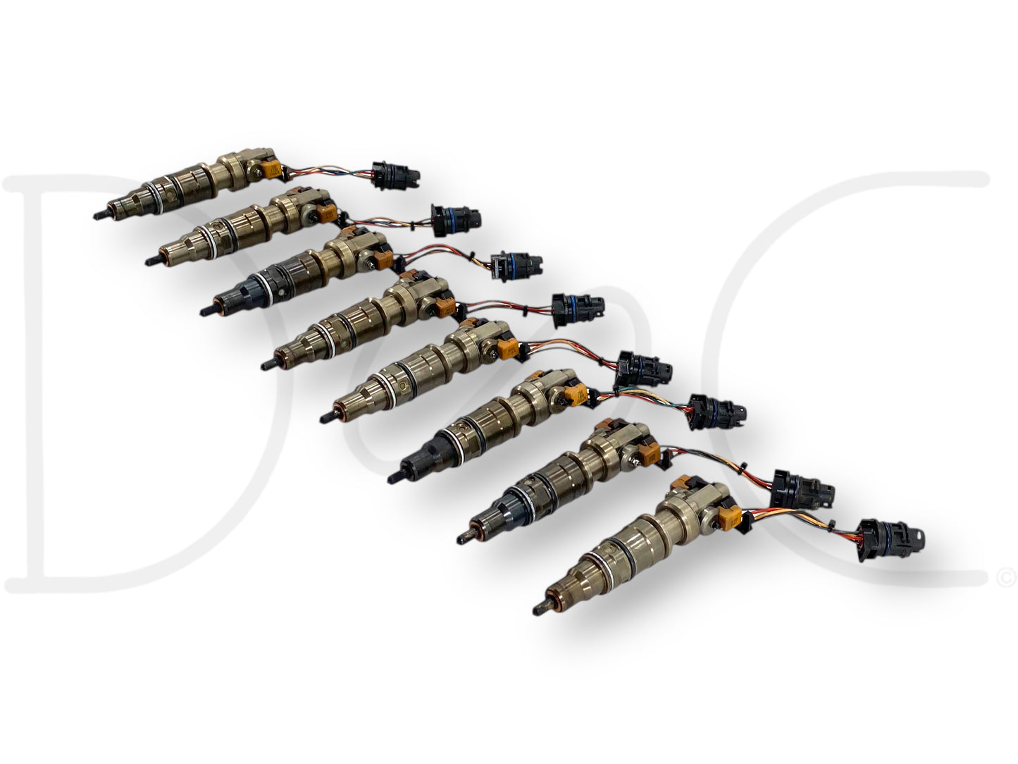 03-07 Ford F250 F350 6.0 6.0L Diesel Fuel Injector Set (8) Injectors *Cores*