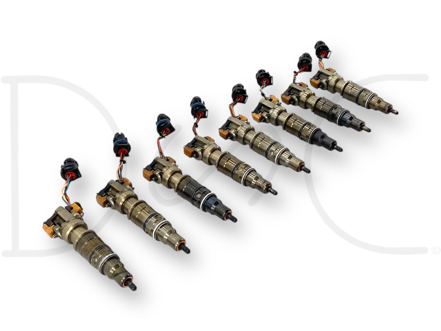 03-07 Ford F250 F350 6.0 6.0L Diesel Fuel Injector Set (8) Injectors *Cores*