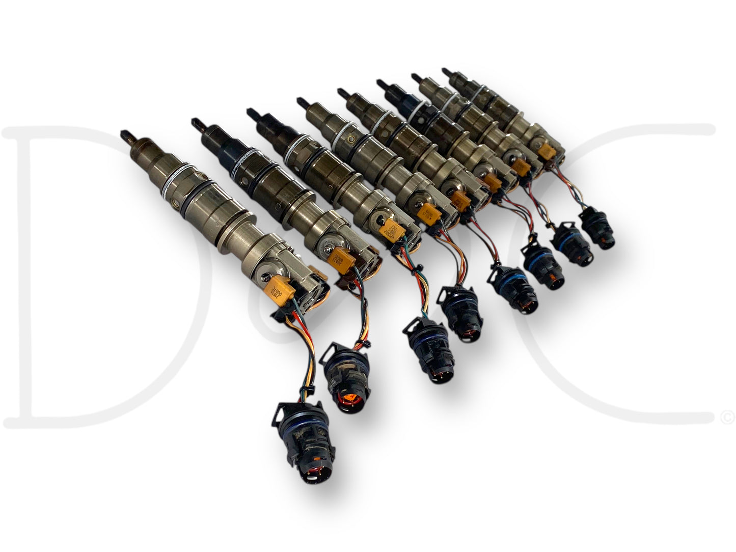 03-07 Ford F250 F350 6.0 6.0L Diesel Fuel Injector Set (8) Injectors *Cores*