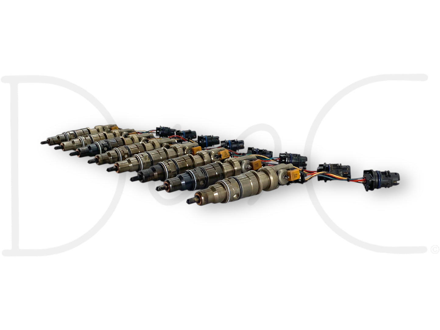 03-07 Ford F250 F350 6.0 6.0L Diesel Fuel Injector Set (8) Injectors *Cores*