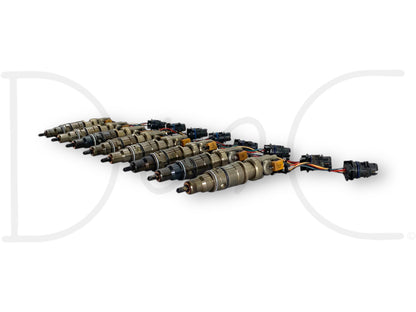 03-07 Ford F250 F350 6.0 6.0L Diesel Fuel Injector Set (8) Injectors *Cores*