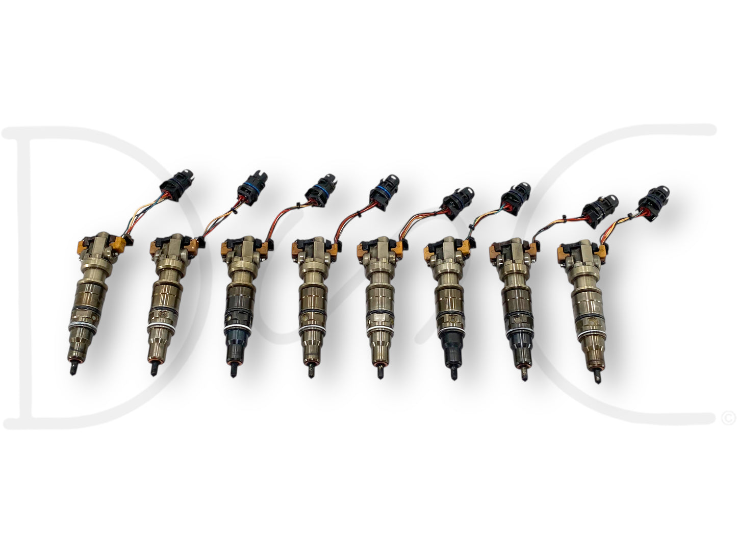 03-07 Ford F250 F350 6.0 6.0L Diesel Fuel Injector Set (8) Injectors *Cores*