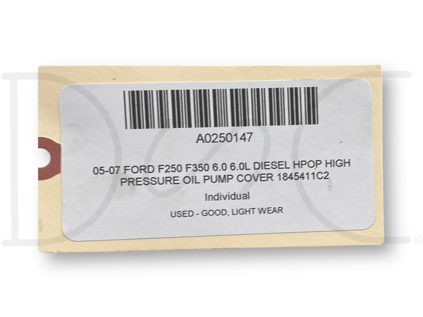 05-07 Ford F250 F350 6.0 6.0L Diesel HPOP High Pressure Oil Pump Cover 1845411C2