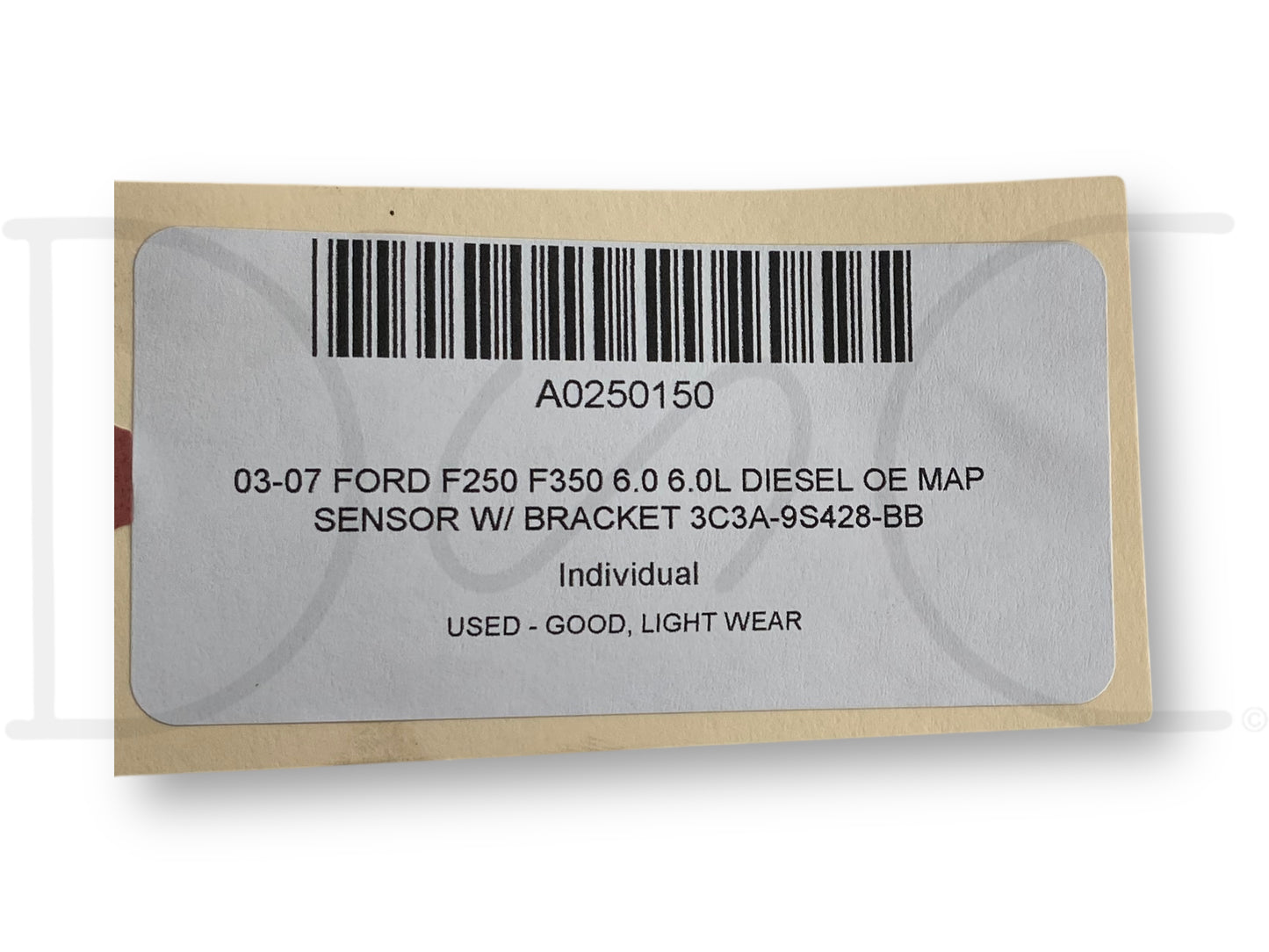 03-07 Ford F250 F350 6.0 6.0L Diesel OE Map Sensor W/ Bracket 3C3A-9S428-Bb