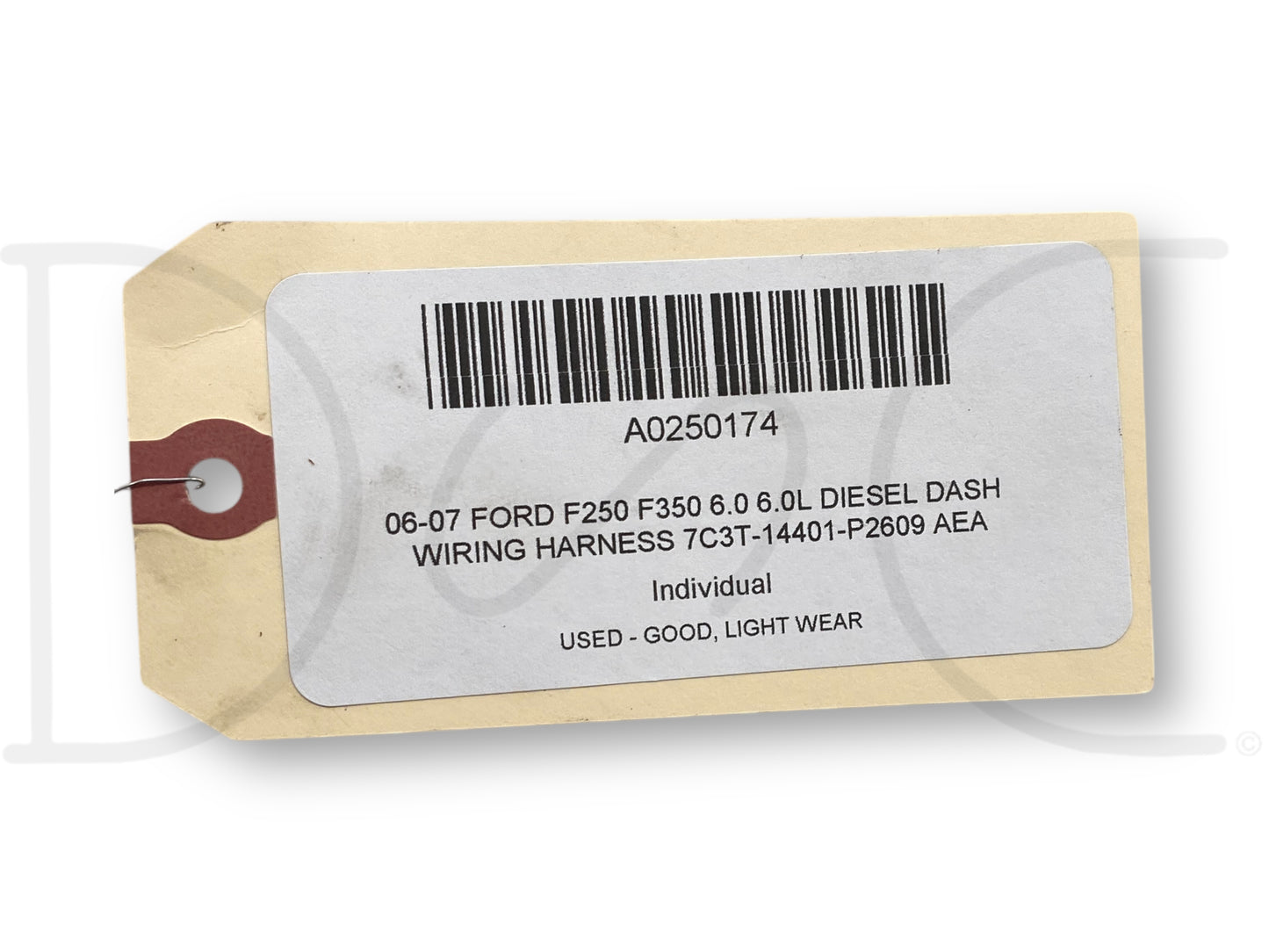 06-07 Ford F250 F350 6.0 6.0L Diesel Dash Wiring Harness 7C3T-14401-P2609 Aea