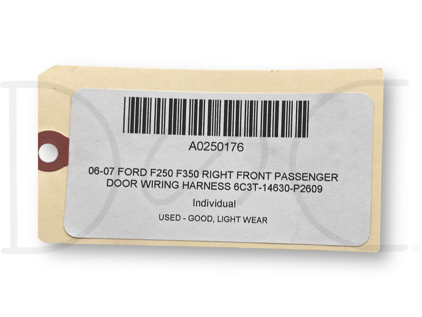 06-07 Ford F250 F350 Right Front Passenger Door Wiring Harness 6C3T-14630-P2609