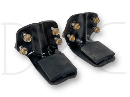 99-16 Ford F250 F350 Rear Auxiliary Leaf Spring Overload Bracket Set OE