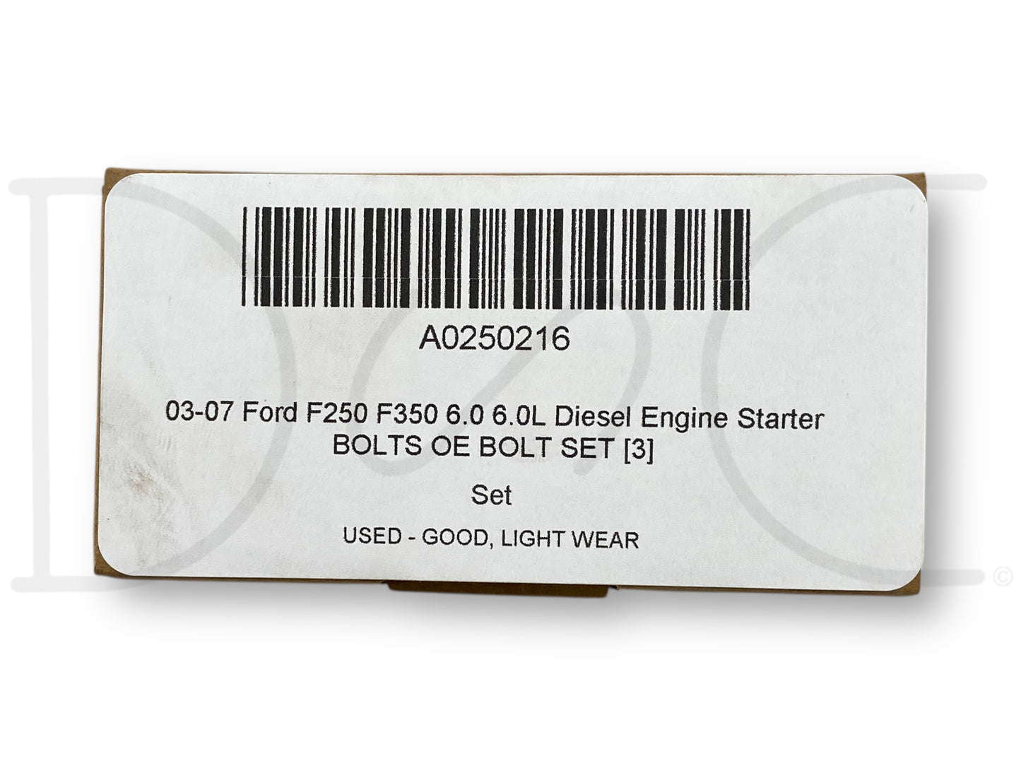 03-07 Ford F250 F350 6.0 6.0L Diesel Engine Starter Bolts OE Bolt Set [3]