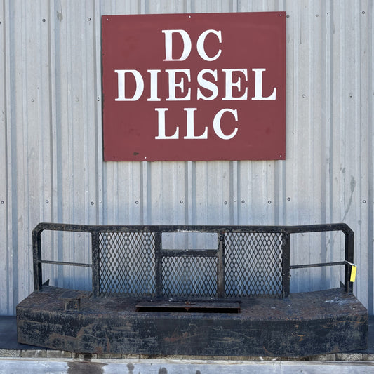 92-97 Ford F250 F350 Oilfield Platform Front Bumper Steel Full Replacement