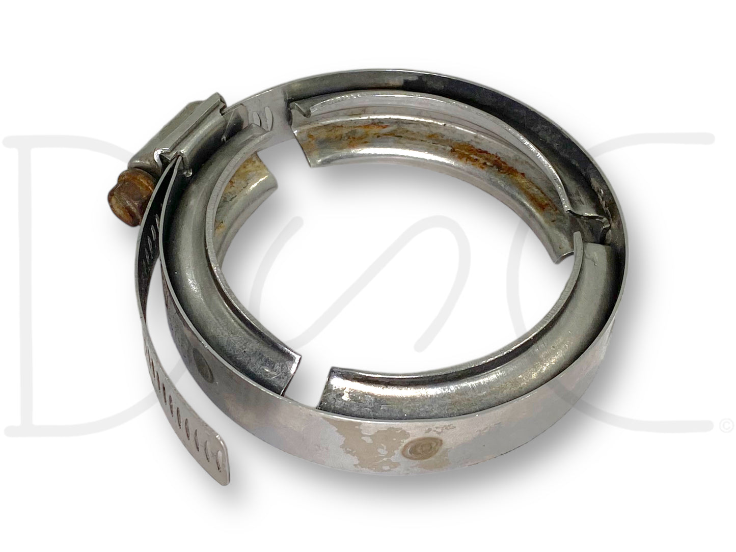 95-97 Ford F250 F350 7.3 Turbo To Intake Y Bridge Spider V-Band Worm Clamp