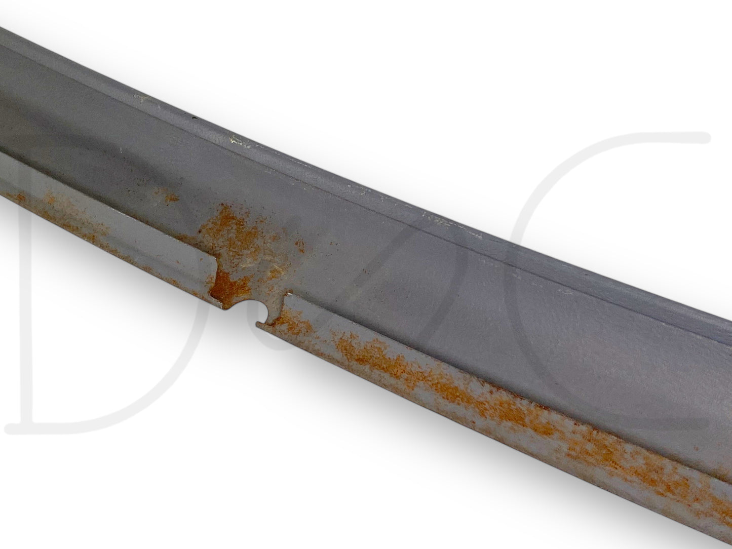 92-97 Ford F250 F350 Front Interior Headliner Molding Upper Trim Opal Gray