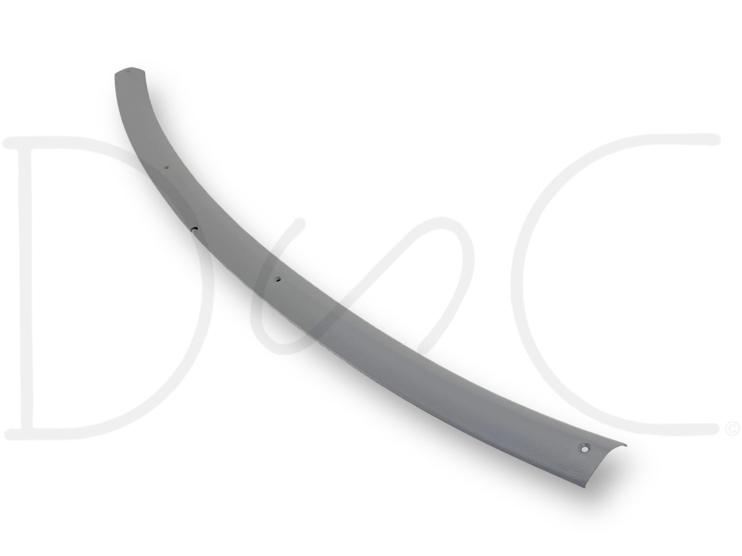 92-97 Ford F250 F350 Front Interior Headliner Molding Upper Trim Opal Gray