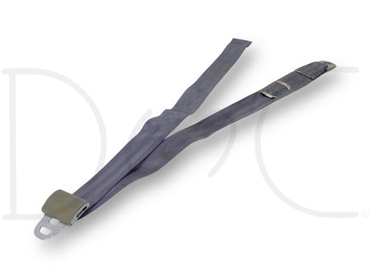 92-97 Ford F250 F350 Front Center Bench Seat Lap Belt Seatbelt Gray OE *Blem*