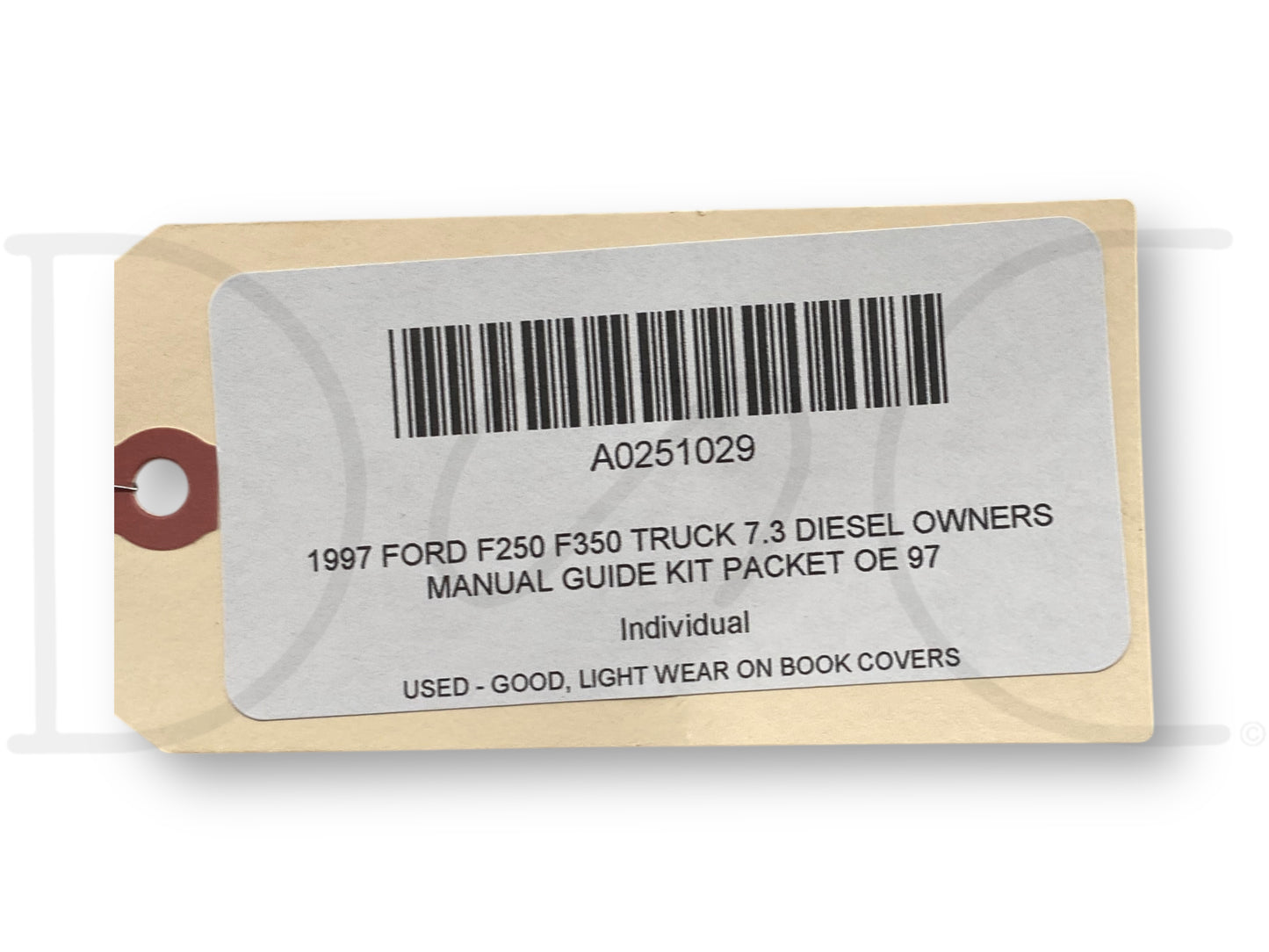 1997 Ford F250 F350 Truck 7.3 Diesel Owners Manual Guide Kit Packet OE 97