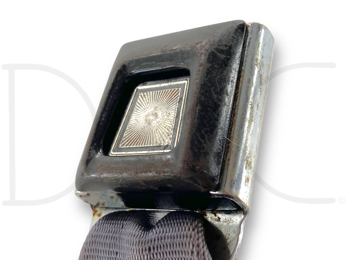 92-97 Ford F250 F350 Bench Seat Center Belt Seatbelt Latch Buckle Gray