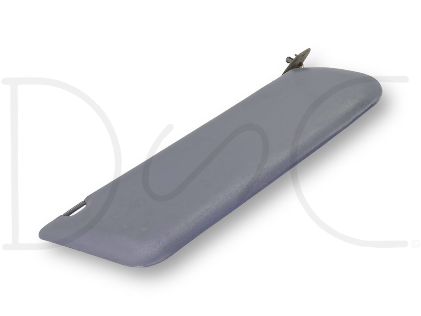 87-97 Ford F250 F350 LH Left Driver Sun Visor Gray Vinyl OEM