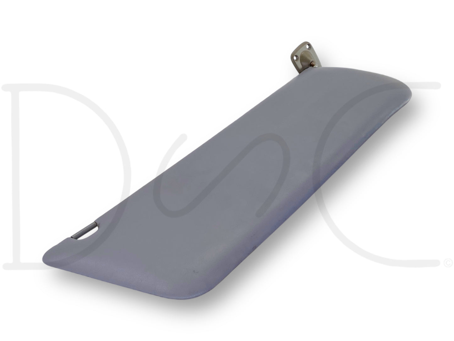 87-97 Ford F250 F350 RH Right Passenger Sun Visor Gray Vinyl OEM