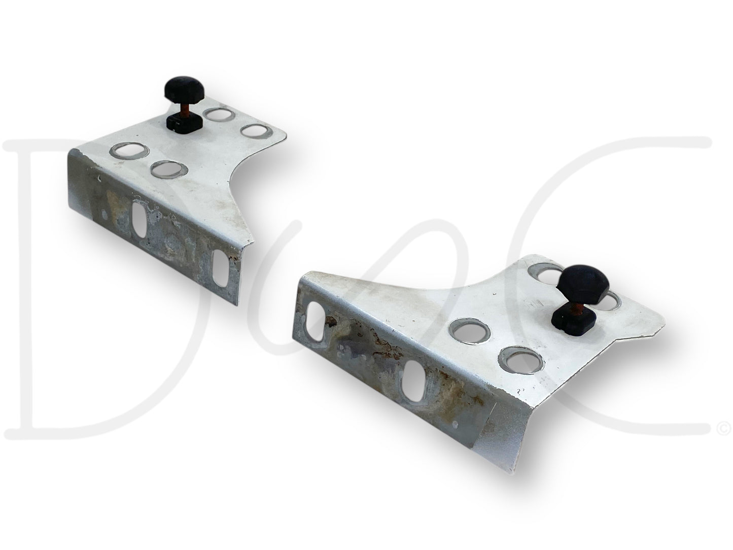 92-97 Ford F250 F350 Fender To Core Support Brackets OE Corner Bracket Set