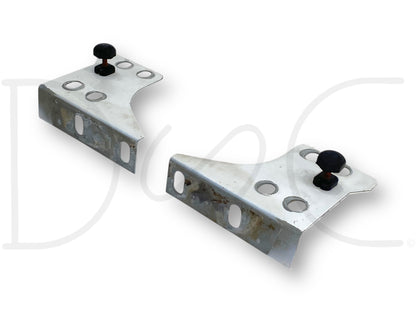 92-97 Ford F250 F350 Fender To Core Support Brackets OE Corner Bracket Set