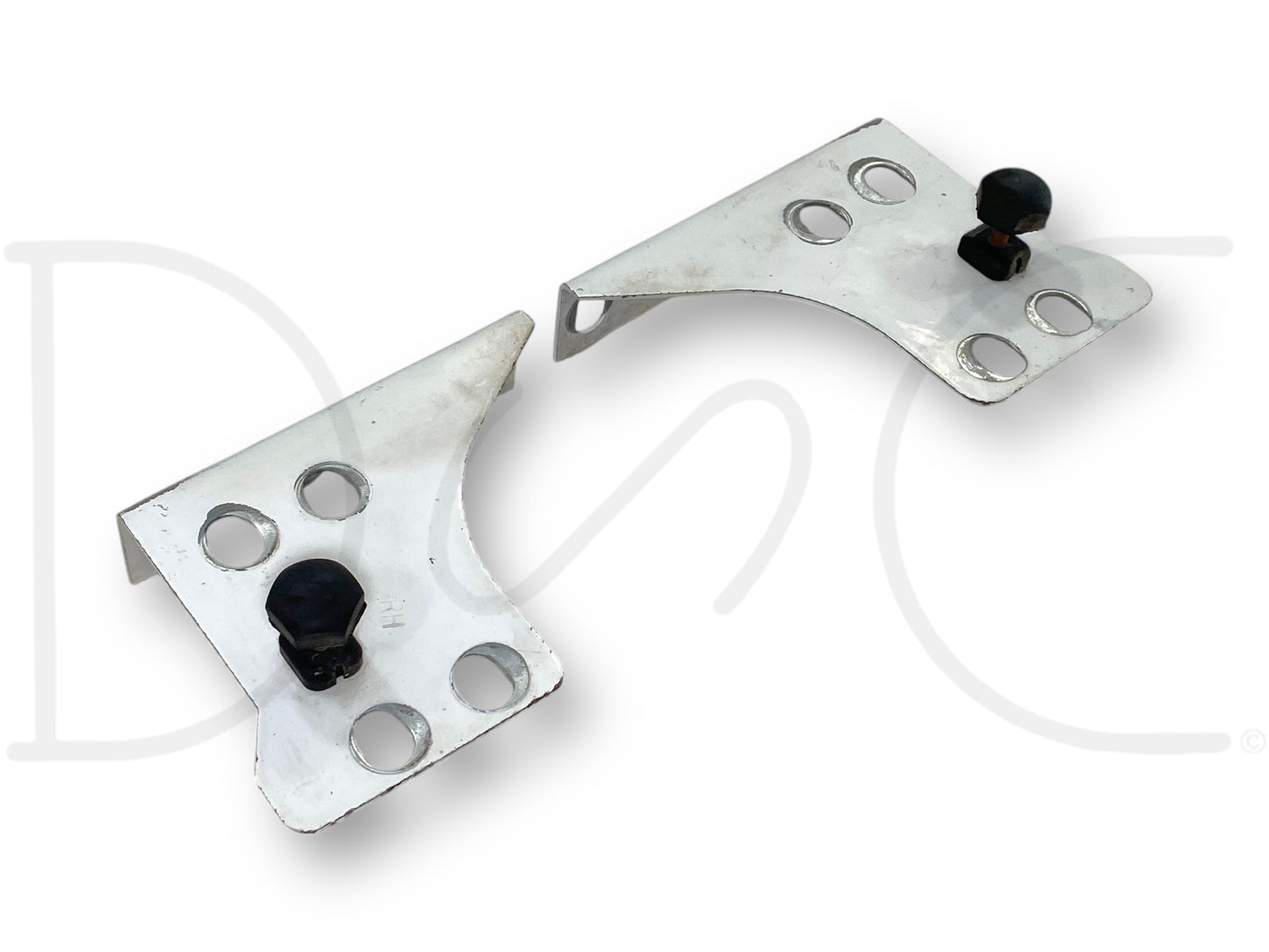 92-97 Ford F250 F350 Fender To Core Support Brackets OE Corner Bracket Set