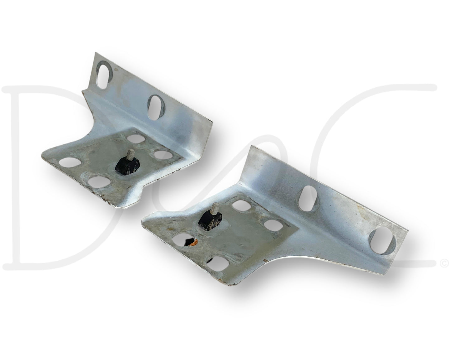 92-97 Ford F250 F350 Fender To Core Support Brackets OE Corner Bracket Set