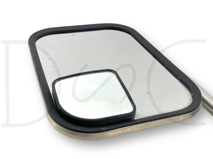 80-97 Ford F250 F350 LH Left Driver Tow Mirror Camper Towing OEM