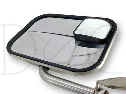 80-97 Ford F250 F350 RH Right Passenger Door Tow Mirror Camper Towing OEM *Blem*