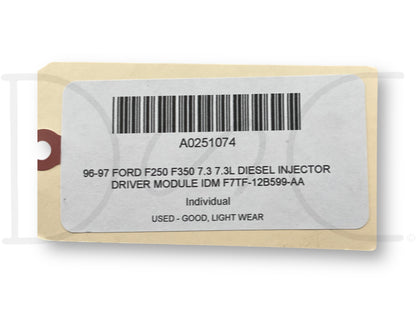96-97 Ford F250 F350 7.3 7.3L Diesel Injector Driver Module IDM F7Tf-12B599-Aa