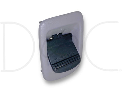 92-97 Ford F250 F350 Truck Dash Power Point 12V Outlet OE Opal Gray Trim Bezel