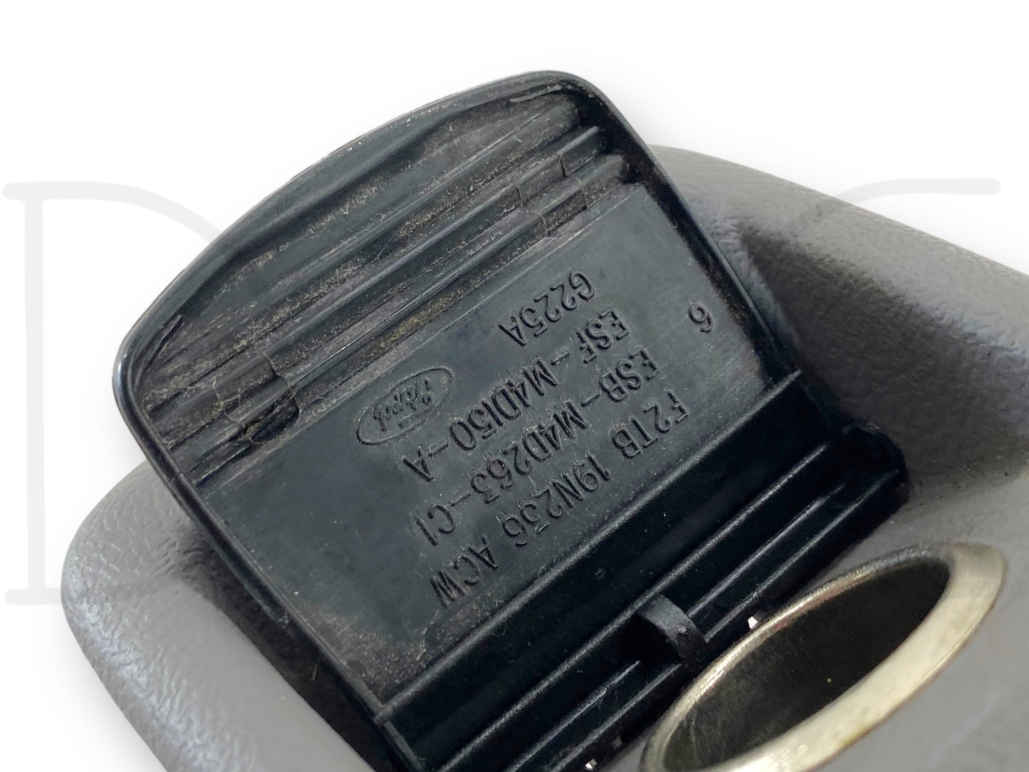 92-97 Ford F250 F350 Truck Dash Power Point 12V Outlet OE Opal Gray Trim Bezel