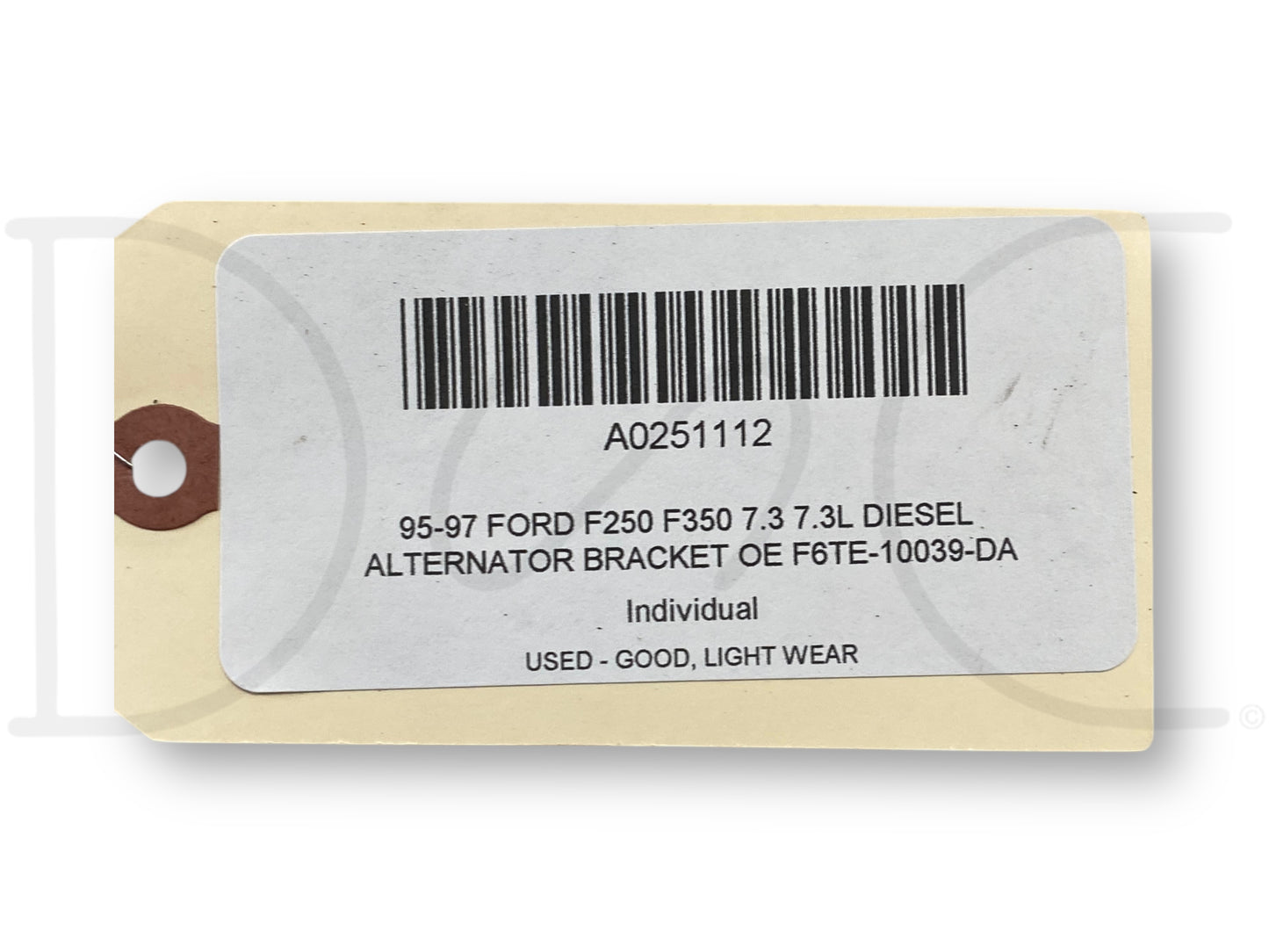 95-97 Ford F250 F350 7.3 7.3L Diesel Alternator Bracket OE F6Te-10039-Da
