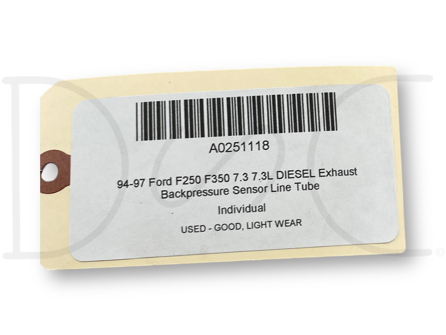 94-97 Ford F250 F350 7.3 7.3L Diesel Exhaust Backpressure Sensor Line Tube
