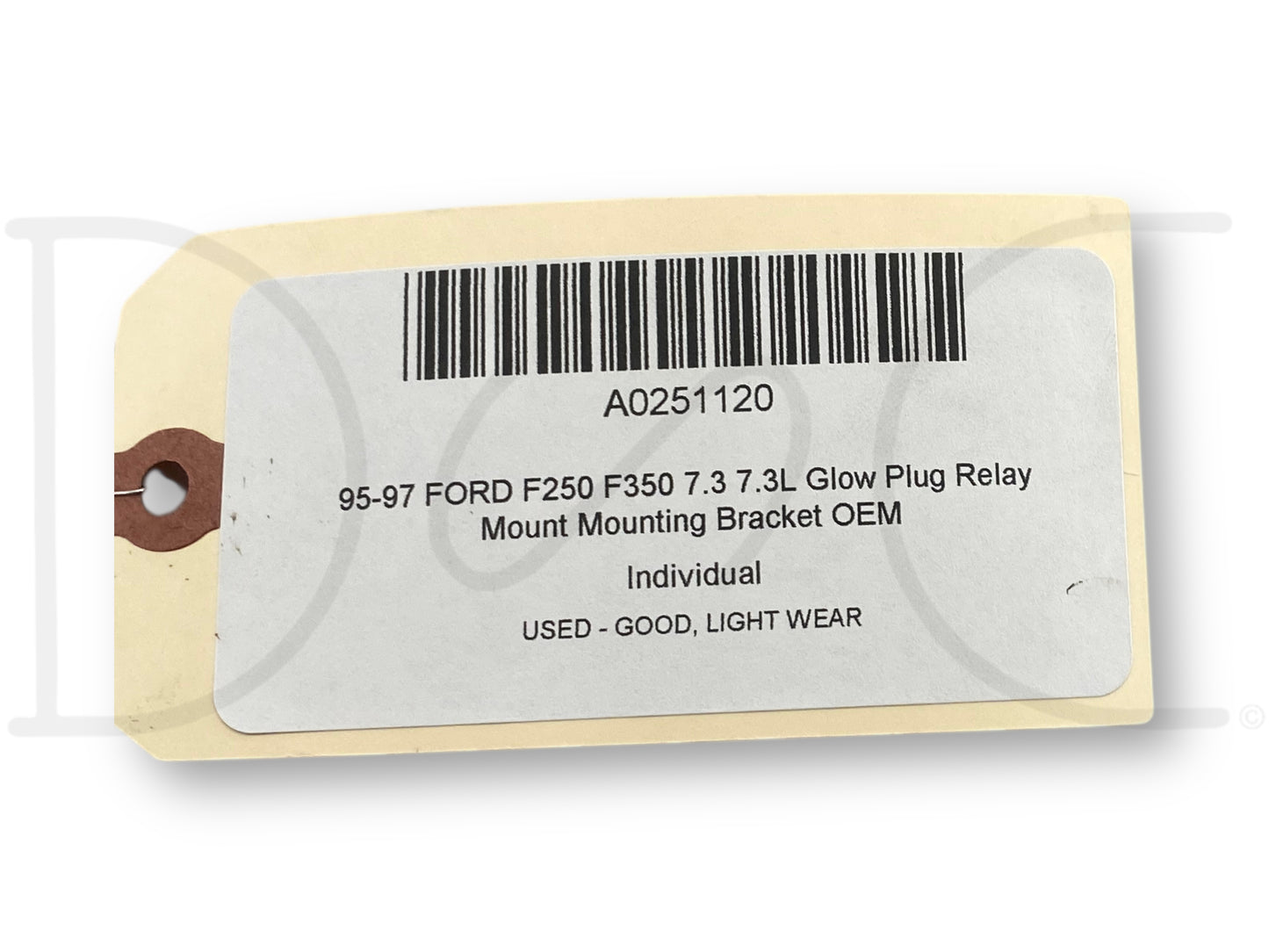 95-97 Ford F250 F350 7.3 7.3L Glow Plug Relay Mount Mounting Bracket OEM