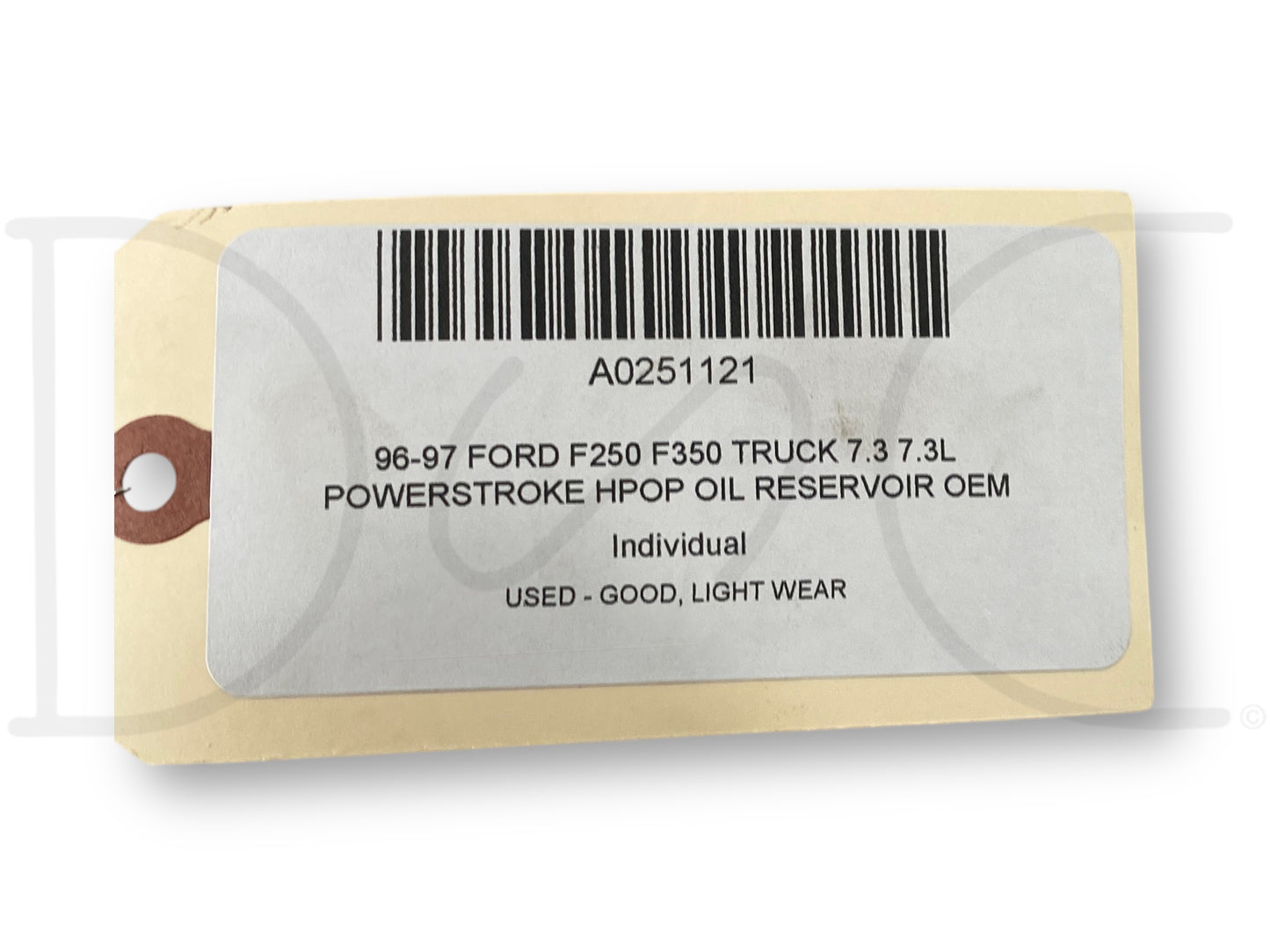 96-97 Ford F250 F350 Truck 7.3 7.3L Powerstroke HPOP Oil Reservoir OEM