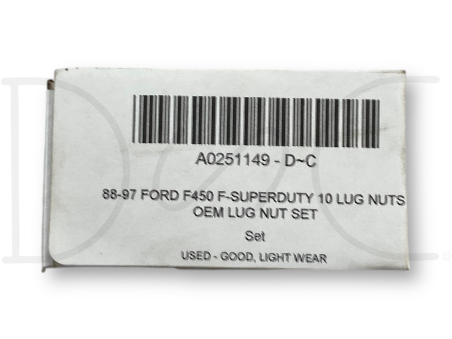 88-97 Ford F450 F-Superduty 10 Lug Nuts OEM Lug Nut Set
