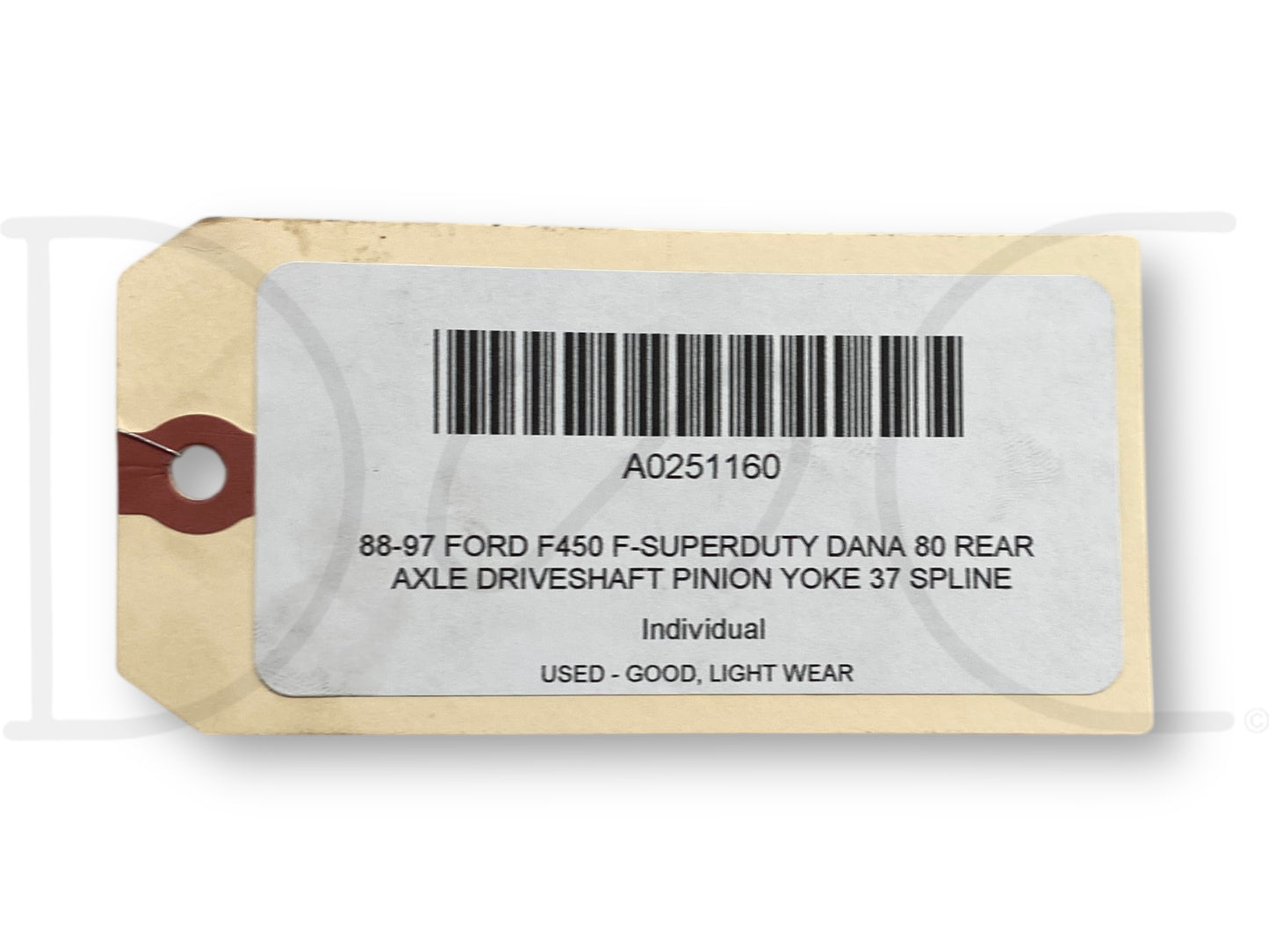 88-97 Ford F450 F-Superduty DANA 80 Rear Axle Driveshaft Pinion Yoke 37 Spline