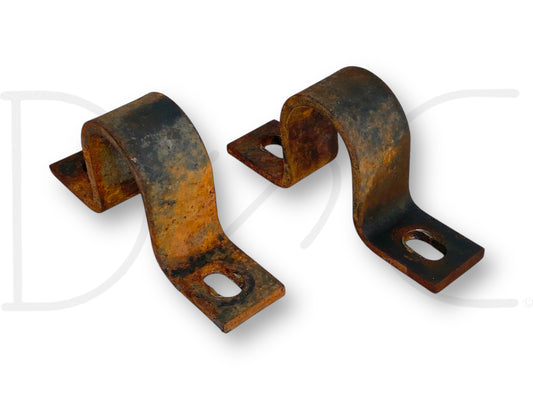 88-97 Ford F450 F-Superduty Rear Axle Stabilizer Sway Bar Mount Bracket Set