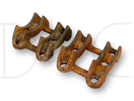 88-04 Ford F450 F550 Rear Axle Leaf Spring Lower U Bolt Plate Set E8Ta-5796-Aa