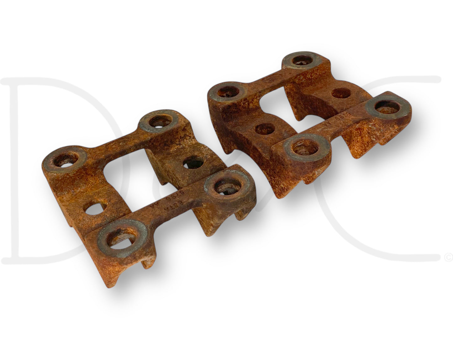 88-04 Ford F450 F550 Rear Axle Leaf Spring Lower U Bolt Plate Set E8Ta-5796-Aa