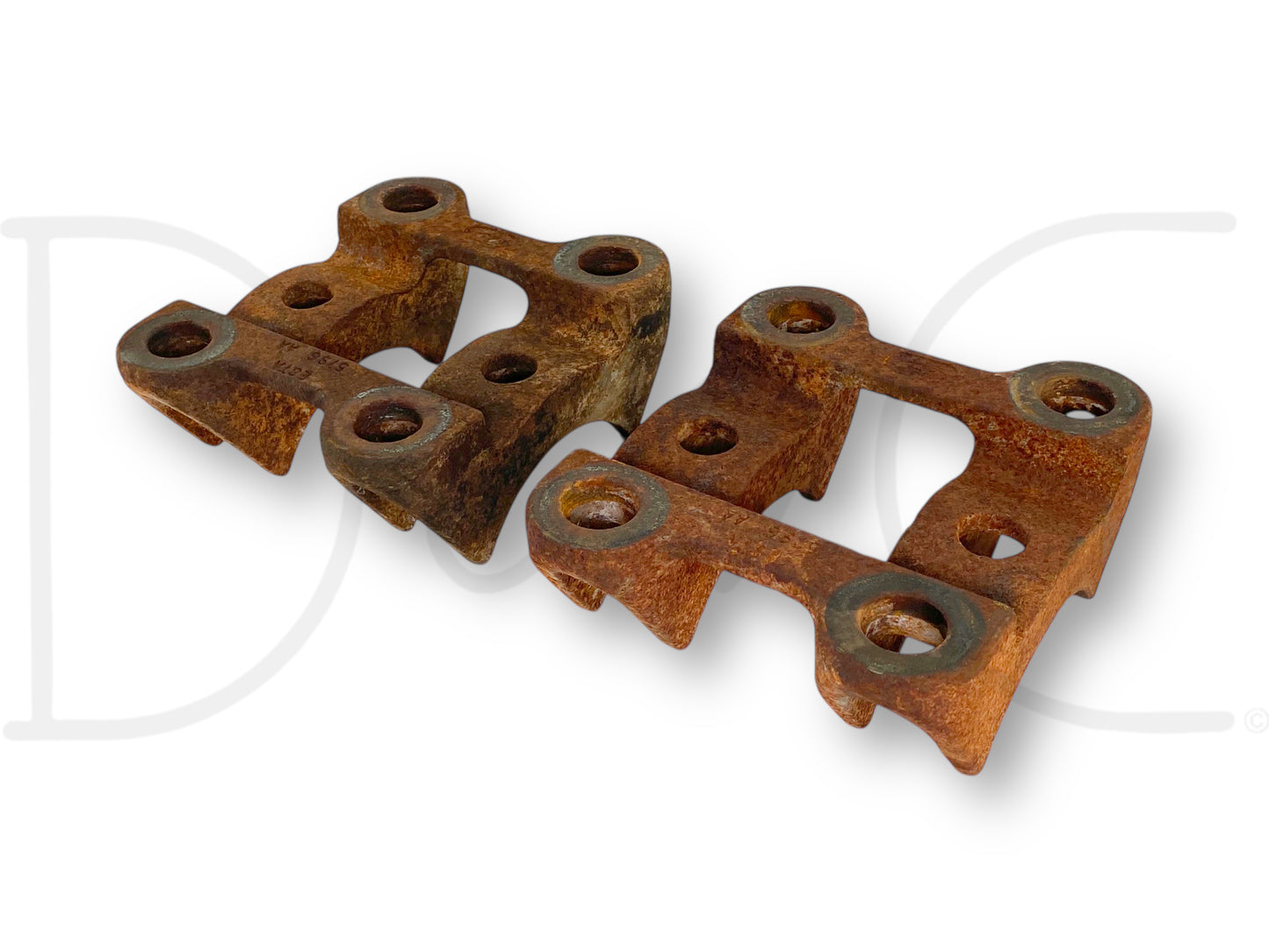 88-04 Ford F450 F550 Rear Axle Leaf Spring Lower U Bolt Plate Set E8Ta-5796-Aa