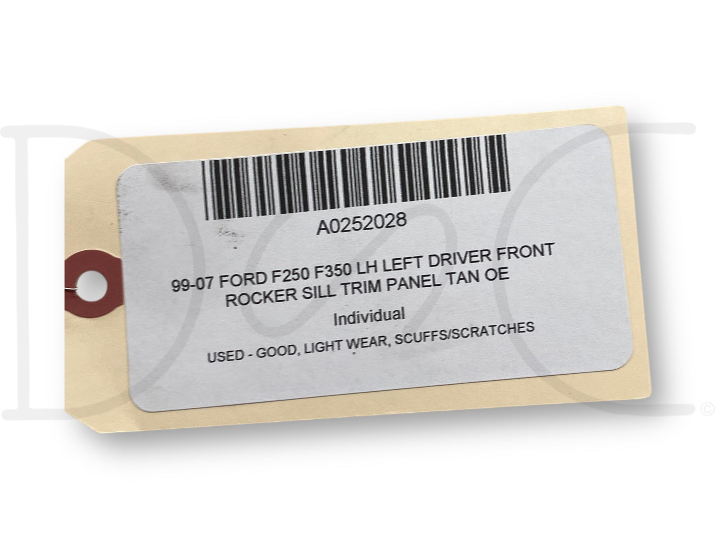 99-07 Ford F250 F350 LH Left Driver Front Rocker Sill Trim Panel Tan OE