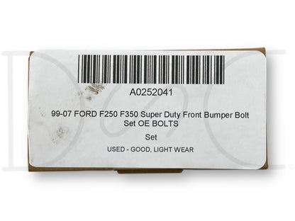 99-07 Ford F250 F350 Super Duty Front Bumper Bolt Set OE Bolts