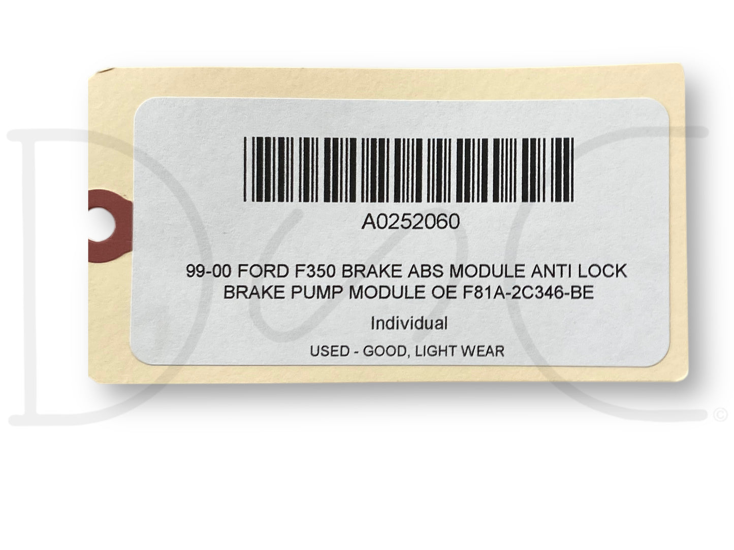 99-00 Ford F350 Brake ABS Module Anti Lock Brake Pump Module OE F81A-2C346-Be
