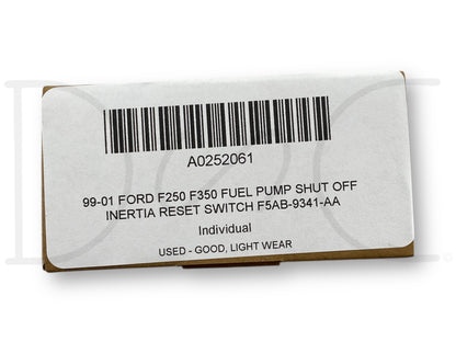 99-01 Ford F250 F350 Fuel Pump Shut Off Inertia Reset Switch F5Ab-9341-Aa