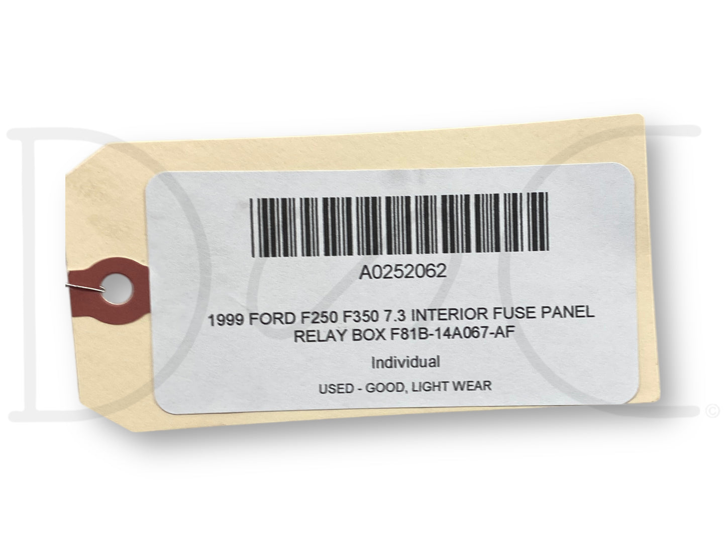 1999 Ford F250 F350 7.3 Interior Fuse Panel Relay Box F81B-14A067-Af