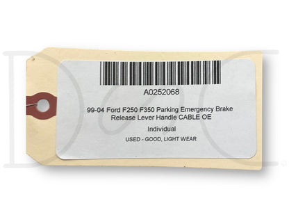 99-04 Ford F250 F350 Parking Emergency Brake Release Lever Handle Cable OE
