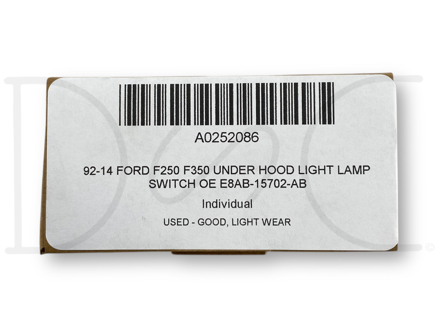 92-14 Ford F250 F350 Under Hood Light Lamp Switch OE E8AB-15702-AB