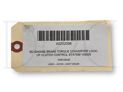 Bd Engine Brake Torque Converter Lock-Up Clutch Control System 103029
