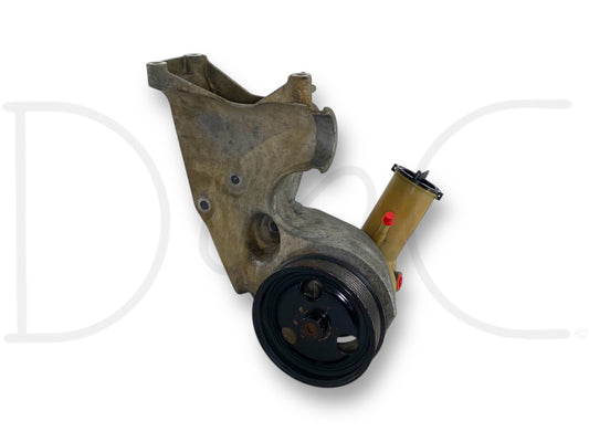 99-02 Ford F250 F350 7.3L Power Steering Pump Alternator Bracket Pulley Assembly